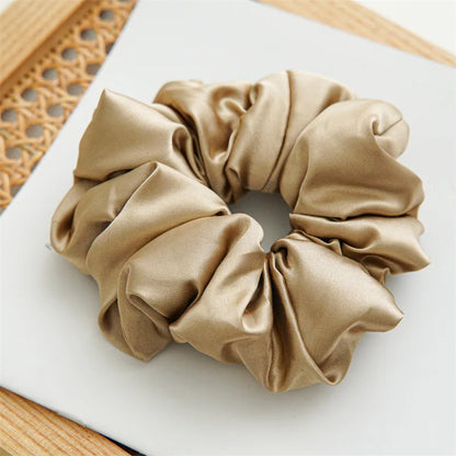 Women'S Elegant Solid Color Cloth Hair Tie