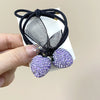 Women'S Elegant Strawberry Cloth Rhinestone Inlay Rhinestones Hair Tie
