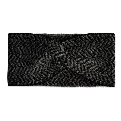 Women'S Elegant Stripe Knit Hair Band