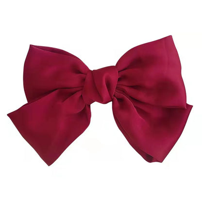 Women'S Elegant Sweet Bow Knot Cloth Hair Clip