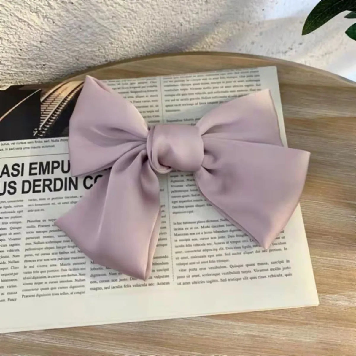 Women'S Elegant Sweet Bow Knot Cloth Hair Clip