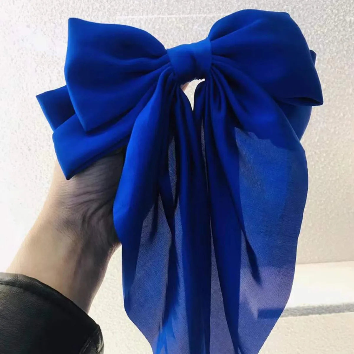 Women'S Elegant Sweet Bow Knot Cloth Hair Clip