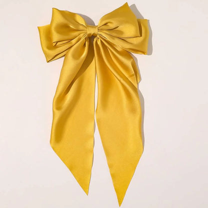 Women'S Elegant Sweet Bow Knot Cloth Hair Clip