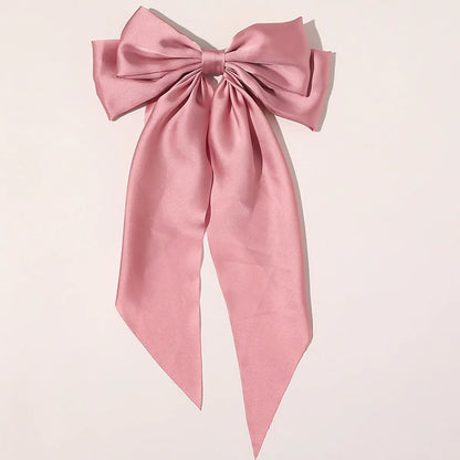 Women'S Elegant Sweet Bow Knot Cloth Hair Clip