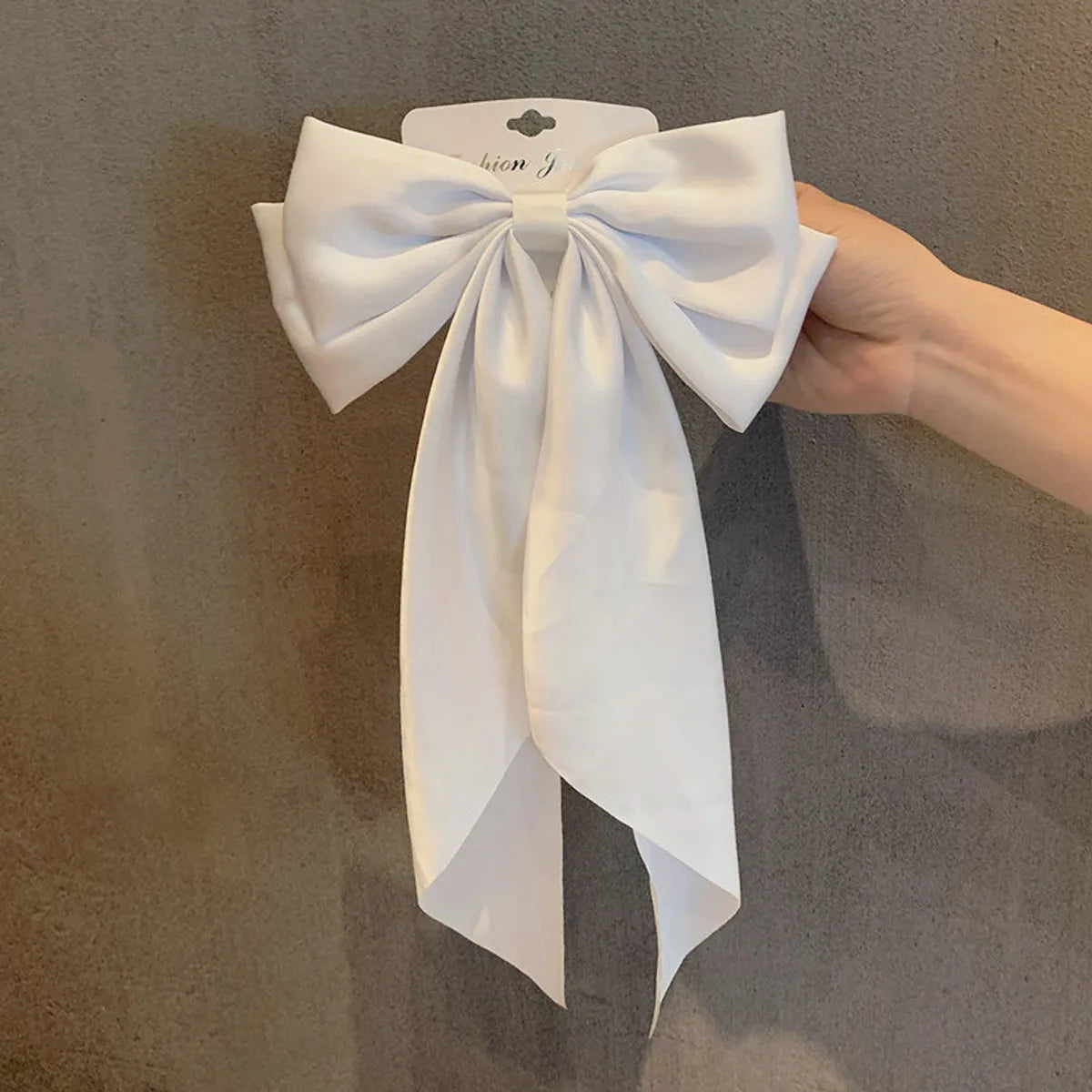 Women'S Elegant Sweet Bow Knot Cloth Hair Clip