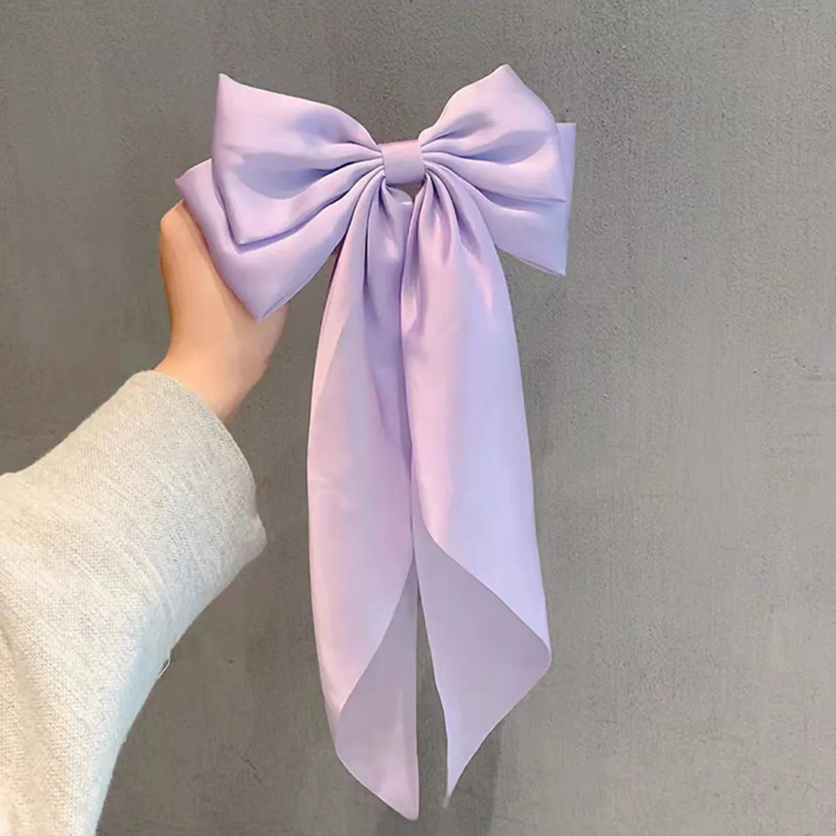 Women'S Elegant Sweet Bow Knot Cloth Hair Clip