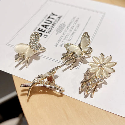 Women'S Elegant Sweet Butterfly Alloy Plating Hair Claws