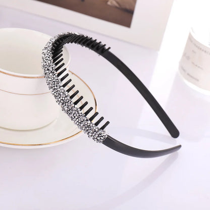 Women'S Elegant Sweet Color Block Plastic Handmade Hair Band