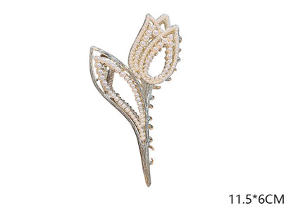 Women'S Elegant Sweet Tulip Alloy Plating Hair Claws