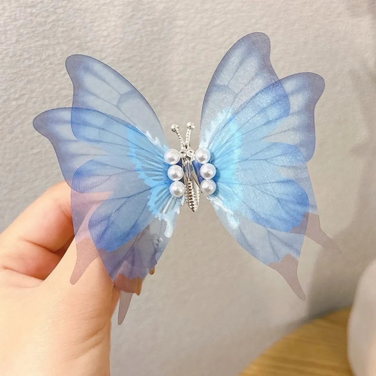 Women'S Fairy Style Butterfly Plastic Hair Clip