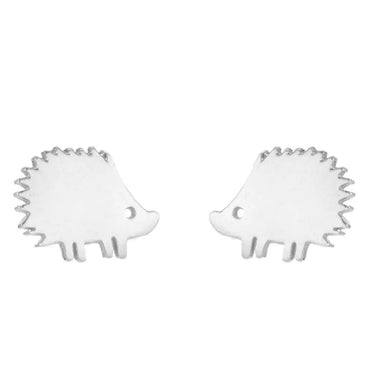 Fashion Hedgehog 304 Stainless Steel No Inlaid 18K Gold Plated Ear Studs