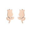 Fashion Korean Style Geometric Star 304 Stainless Steel No Inlaid 18K Gold Plated Ear Studs