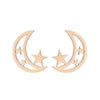Fashion Korean Style Geometric Star 304 Stainless Steel No Inlaid 18K Gold Plated Ear Studs