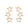 Fashion Korean Style Geometric Star 304 Stainless Steel No Inlaid 18K Gold Plated Ear Studs