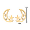 Fashion Korean Style Geometric Star 304 Stainless Steel No Inlaid 18K Gold Plated Ear Studs