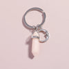 Women'S Fashion Moon Alloy Keychain Plating Crystal Key Chains