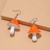 1 Piece Fashion Mushroom Resin No Inlaid Earrings