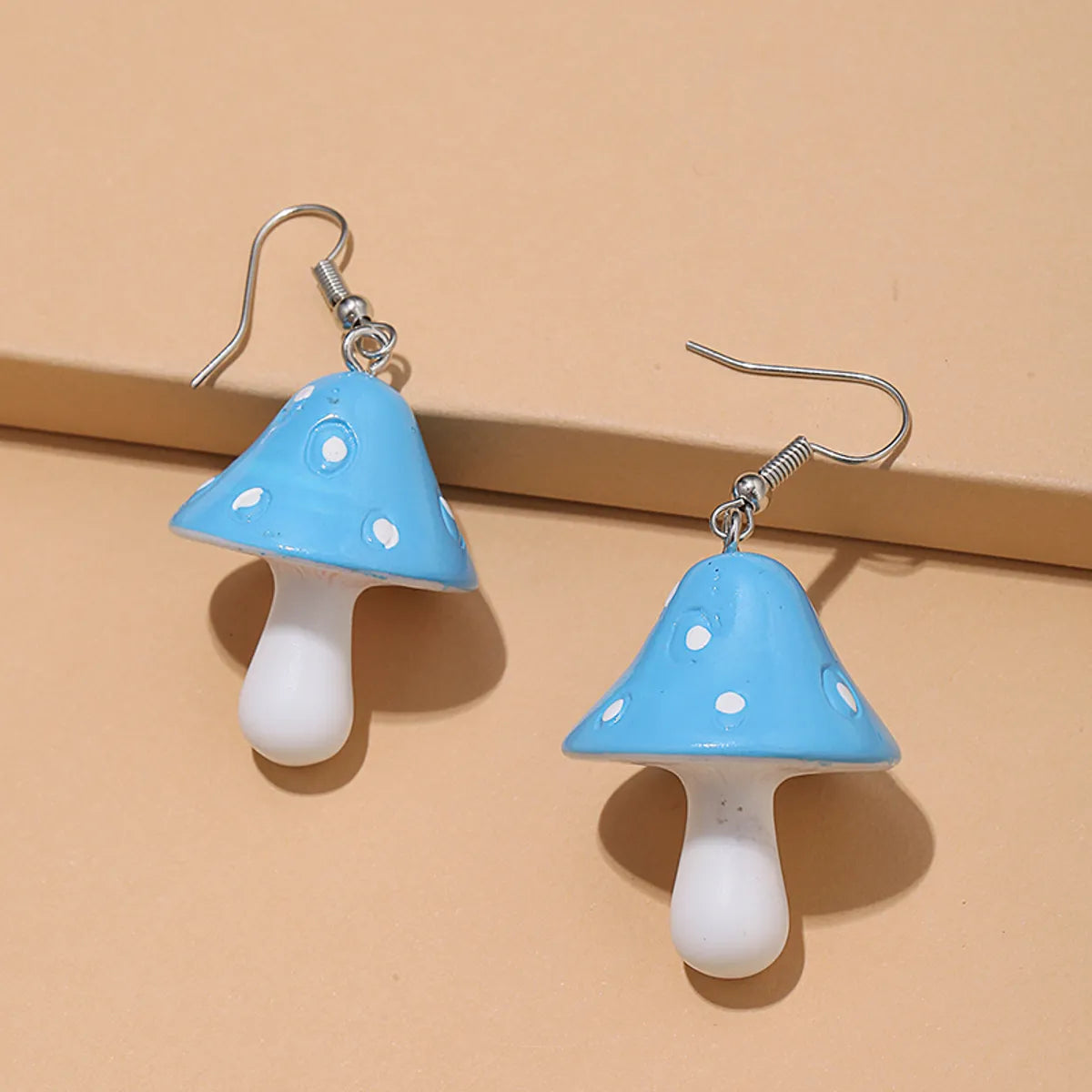 1 Piece Fashion Mushroom Resin No Inlaid Earrings