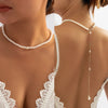 Fashion Simple Style Geometric Imitation Pearl Iron Wholesale Body Chain