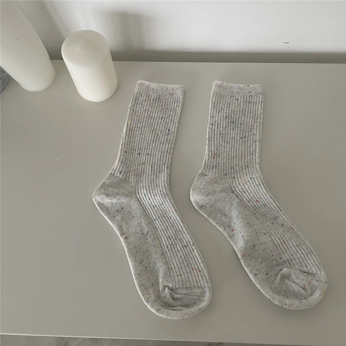 Women'S Fashion Solid Color Cotton Ankle Socks