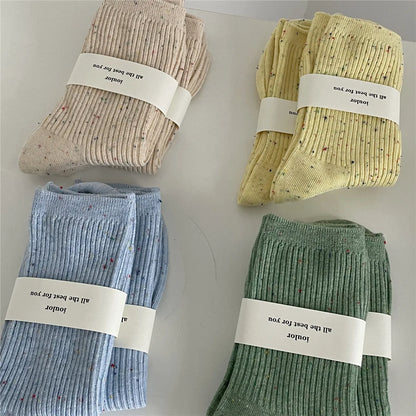 Women'S Fashion Solid Color Cotton Ankle Socks