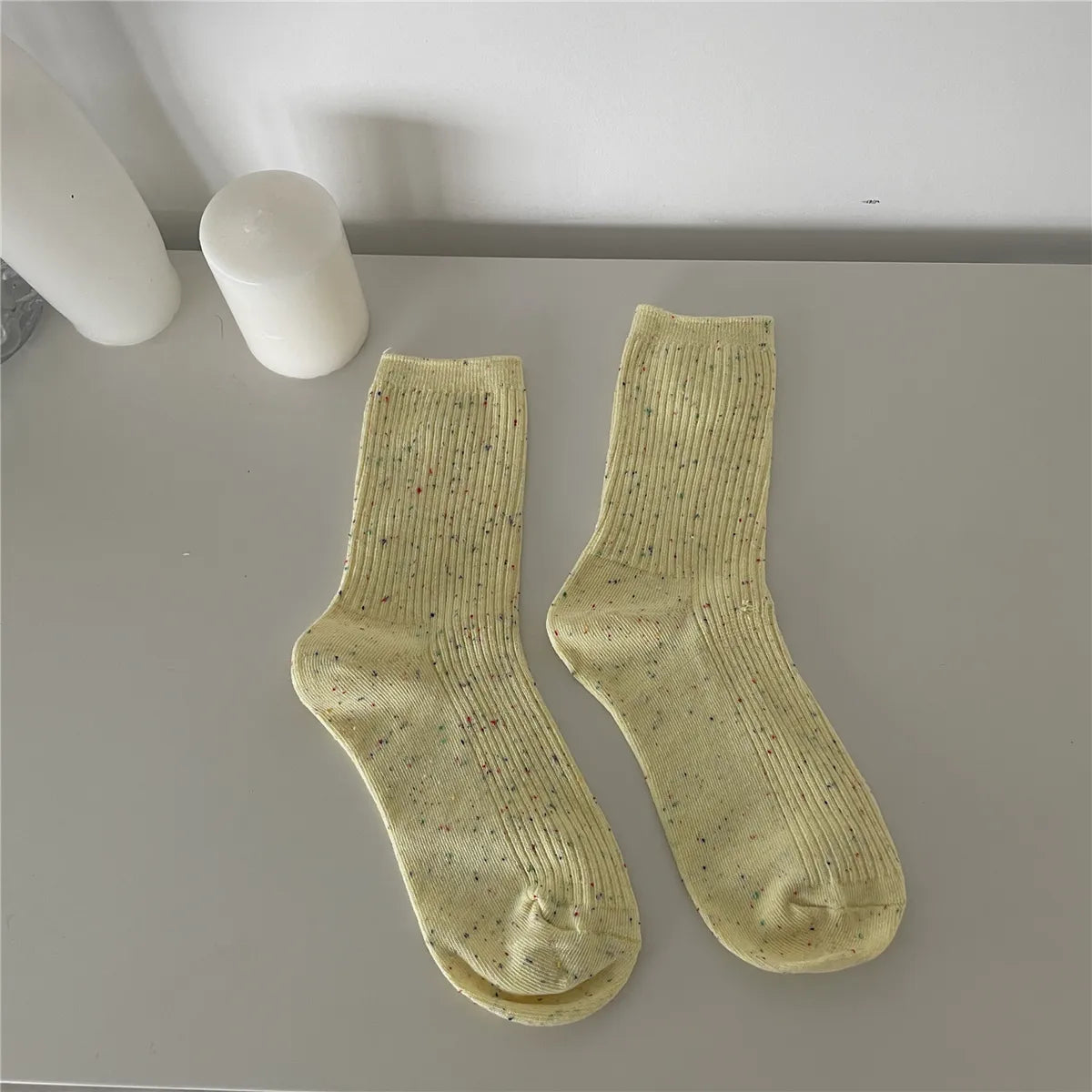 Women'S Fashion Solid Color Cotton Ankle Socks