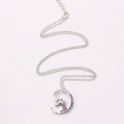 Women'S Fashion  Alloy Necklace Plating Rhinestone Necklaces