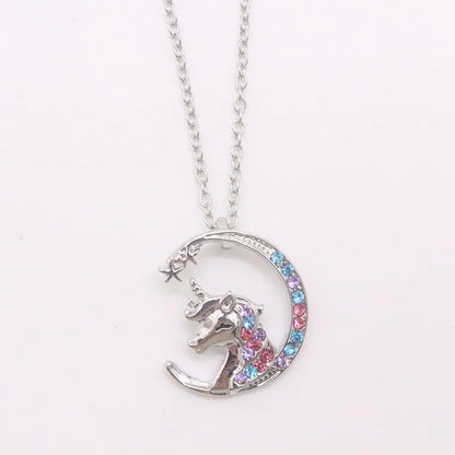 Women'S Fashion  Alloy Necklace Plating Rhinestone Necklaces