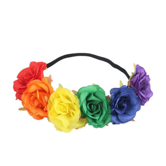 Women'S Funny Classic Style Flower Cloth Wreath