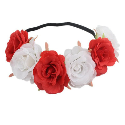 Women'S Funny Classic Style Flower Cloth Wreath