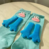 Women'S Funny Sweet Cartoon Cotton Polyester Crew Socks A Pair