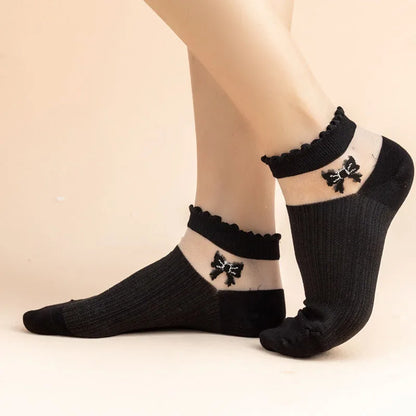 Women'S Girl'S Casual Simple Style Butterfly Polyester Ankle Socks A Pair