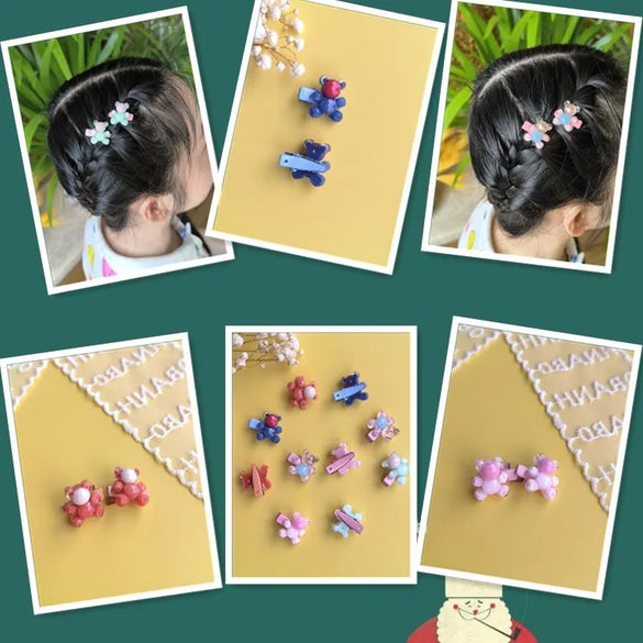 Women'S Glam Cute Sweet Bear Alloy Resin Inlay Resin Hair Clip