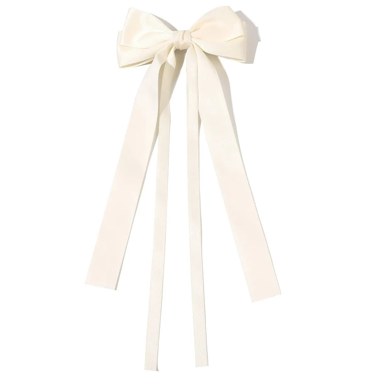 Women'S IG Style Handmade Sweet Bow Knot Cloth Satin Handmade Hair Clip