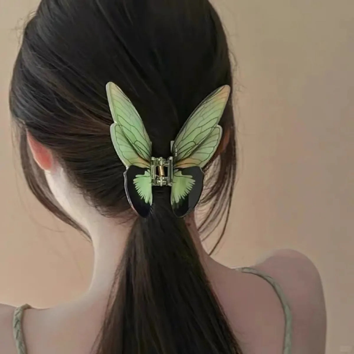 Women'S IG Style Korean Style Butterfly Arylic Plating Hair Clip Hair Claws