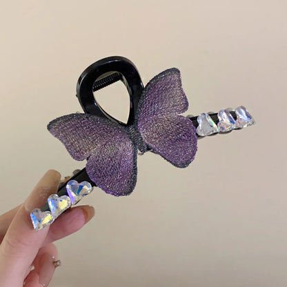 Women'S IG Style Korean Style Butterfly Arylic Plating Hair Clip Hair Claws