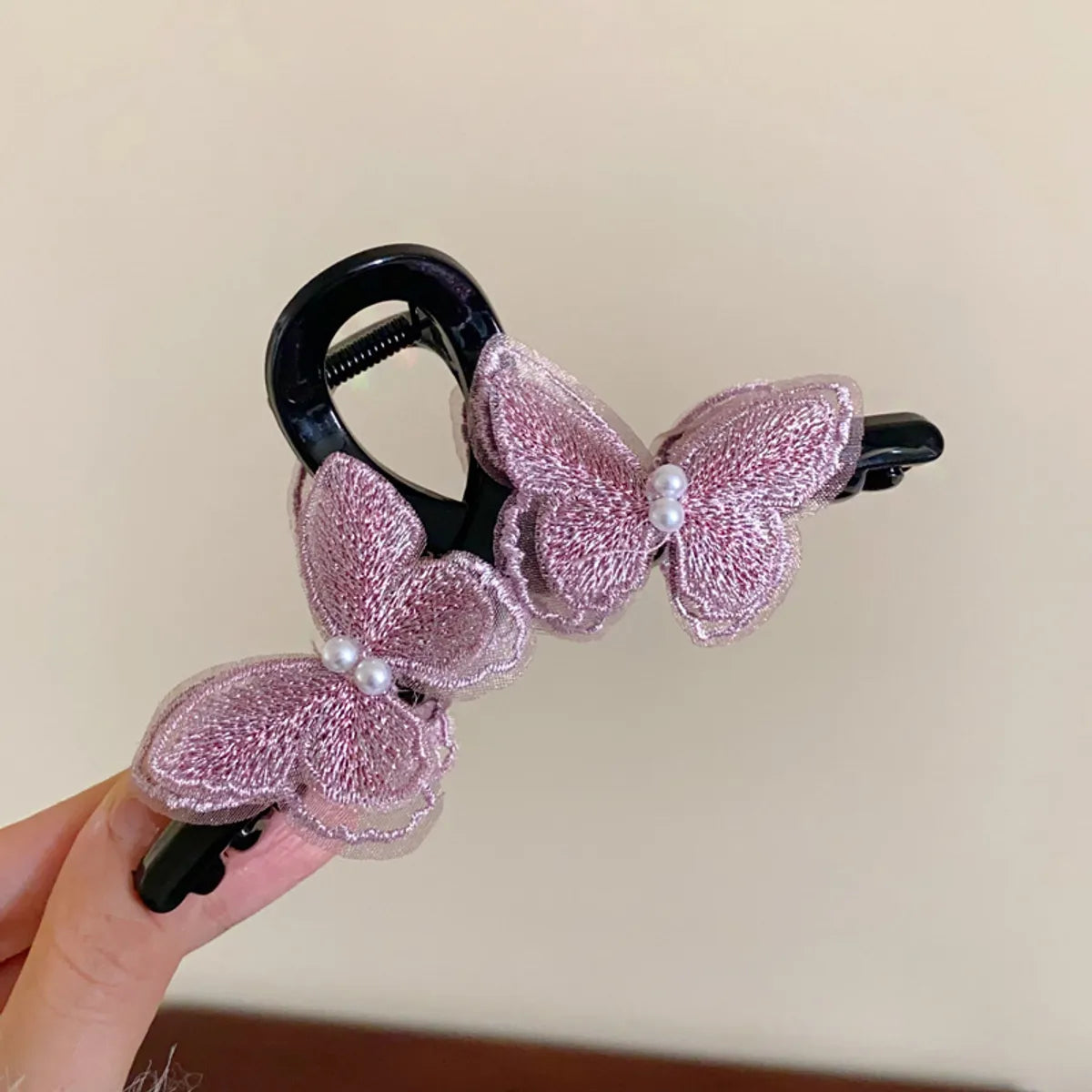 Women'S IG Style Korean Style Butterfly Arylic Plating Hair Clip Hair Claws