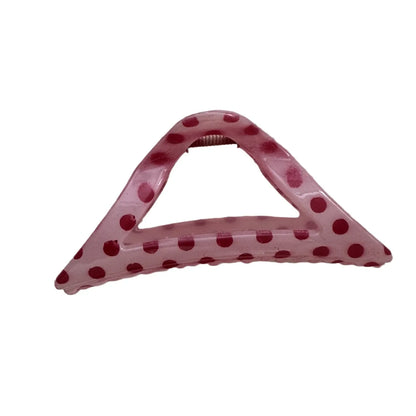 Women'S IG Style Korean Style Triangle Polka Dots Plastic Hair Claws