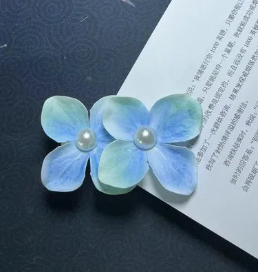 Women'S IG Style Simple Style Korean Style Flower Imitation Pearl Plastic Hair Clip