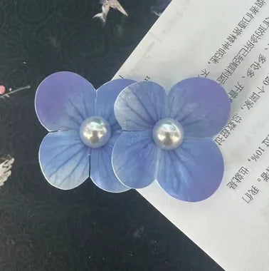 Women'S IG Style Simple Style Korean Style Flower Imitation Pearl Plastic Hair Clip