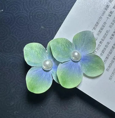 Women'S IG Style Simple Style Korean Style Flower Imitation Pearl Plastic Hair Clip