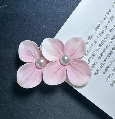 Women'S IG Style Simple Style Korean Style Flower Imitation Pearl Plastic Hair Clip