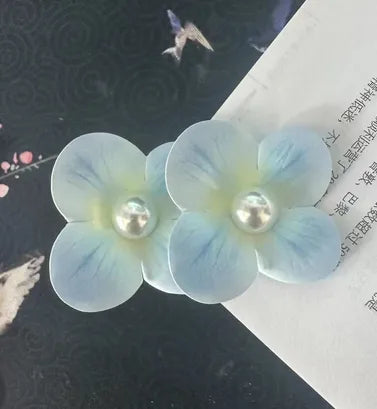 Women'S IG Style Simple Style Korean Style Flower Imitation Pearl Plastic Hair Clip