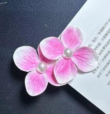 Women'S IG Style Simple Style Korean Style Flower Imitation Pearl Plastic Hair Clip