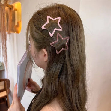 Women'S IG Style Star Alloy Hollow Out Hair Clip