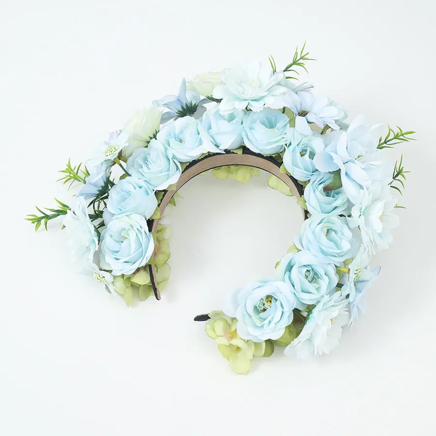 Women'S IG Style Sweet Flower Plastic Cloth Hair Band