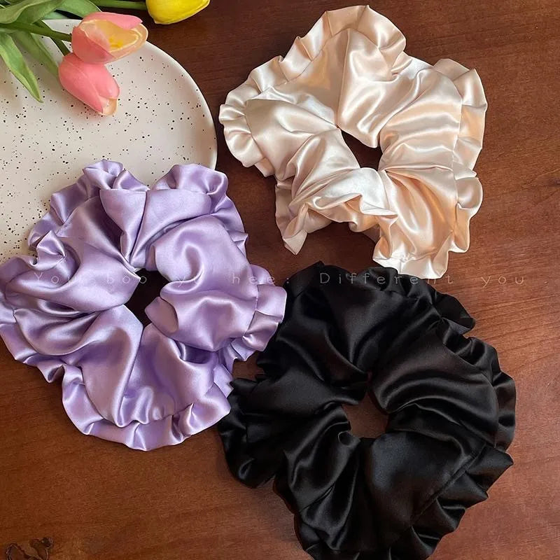 Women'S IG Style Sweet Korean Style Solid Color Cloth Hair Tie