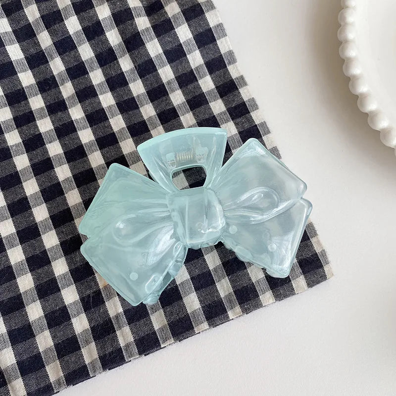 Women'S IG Style Sweet Korean Style Starfish Bow Knot Plastic Hair Claws