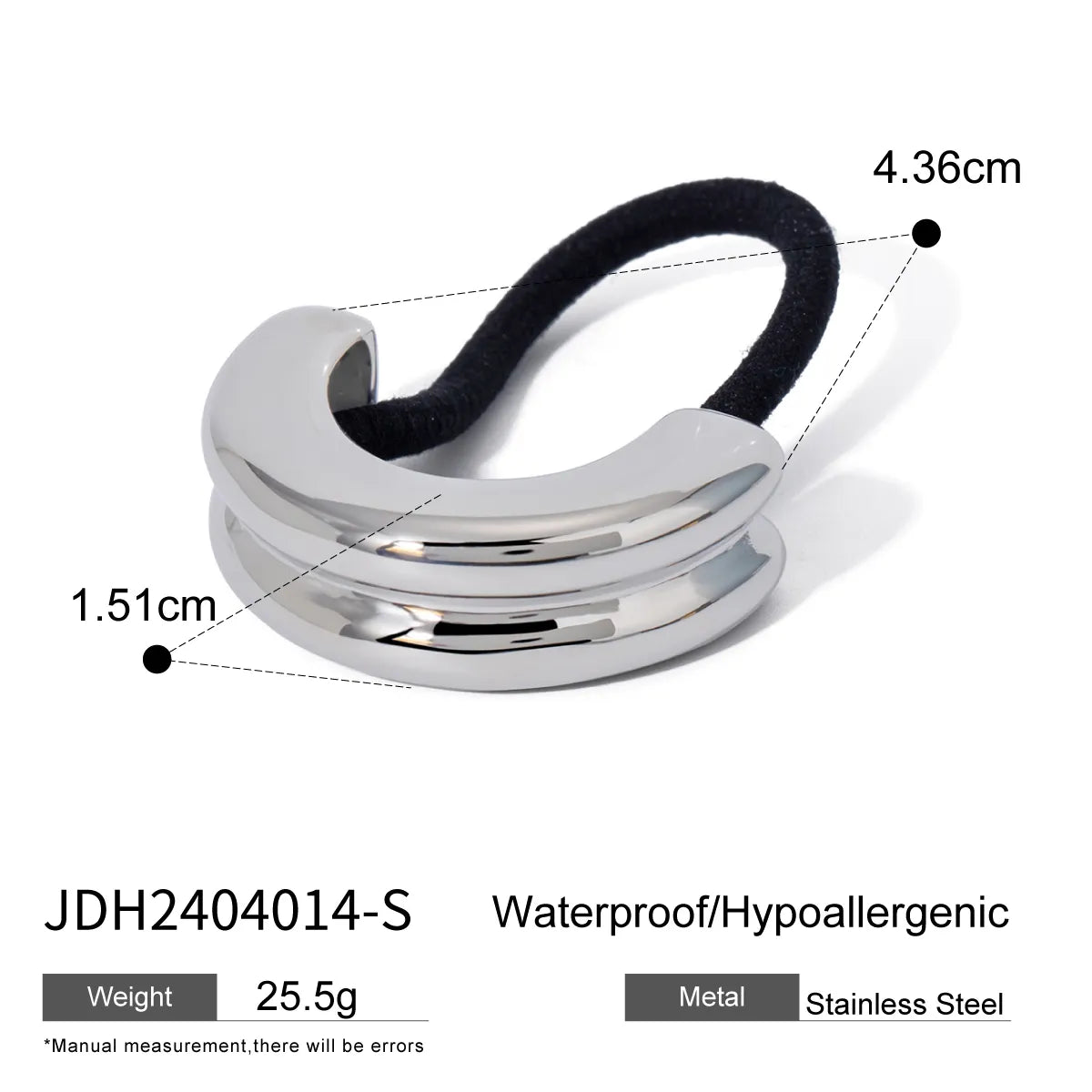 Women'S IG Style U Shape 316 Stainless Steel  Plating Hair Tie