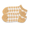 Women'S Japanese Style Plaid Cotton Ankle Socks A Pair